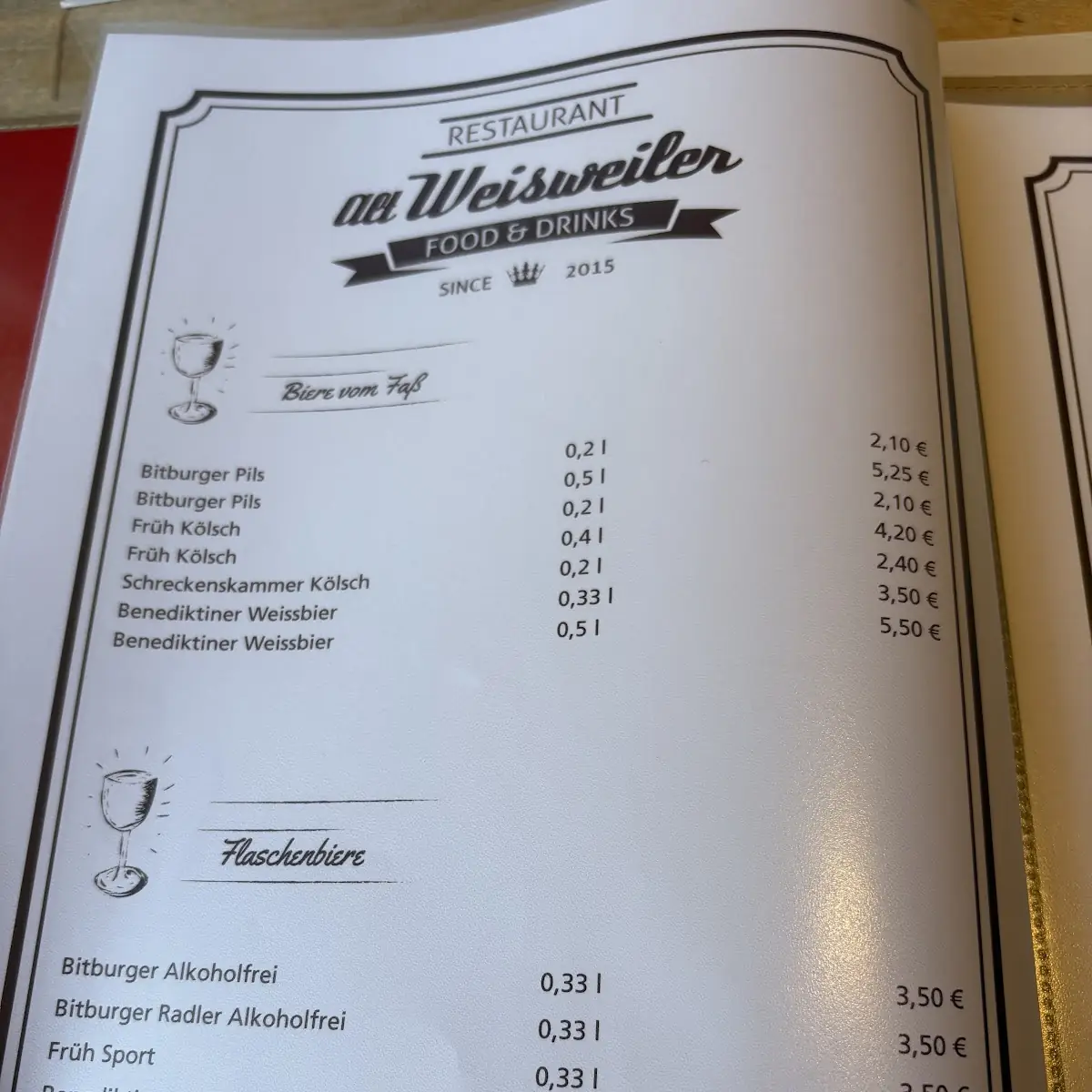 Speisekarte photo 3