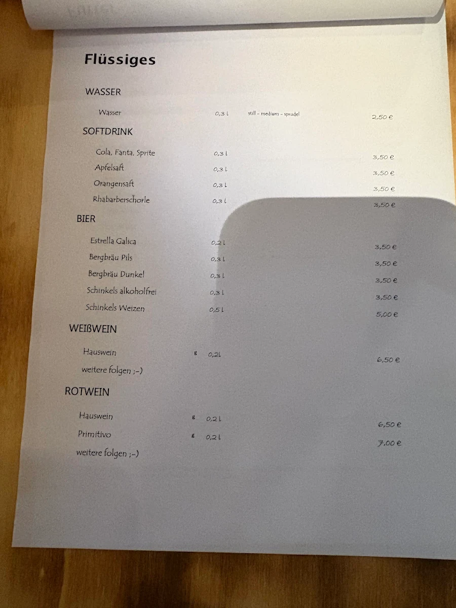 Speisekarte, PURO - Bistro.Cafe.Bar