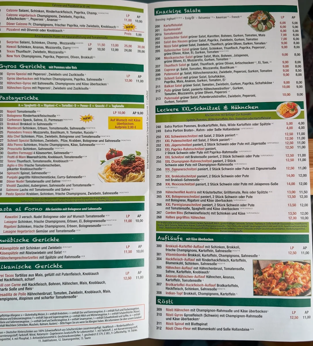Speisekarte photo 2