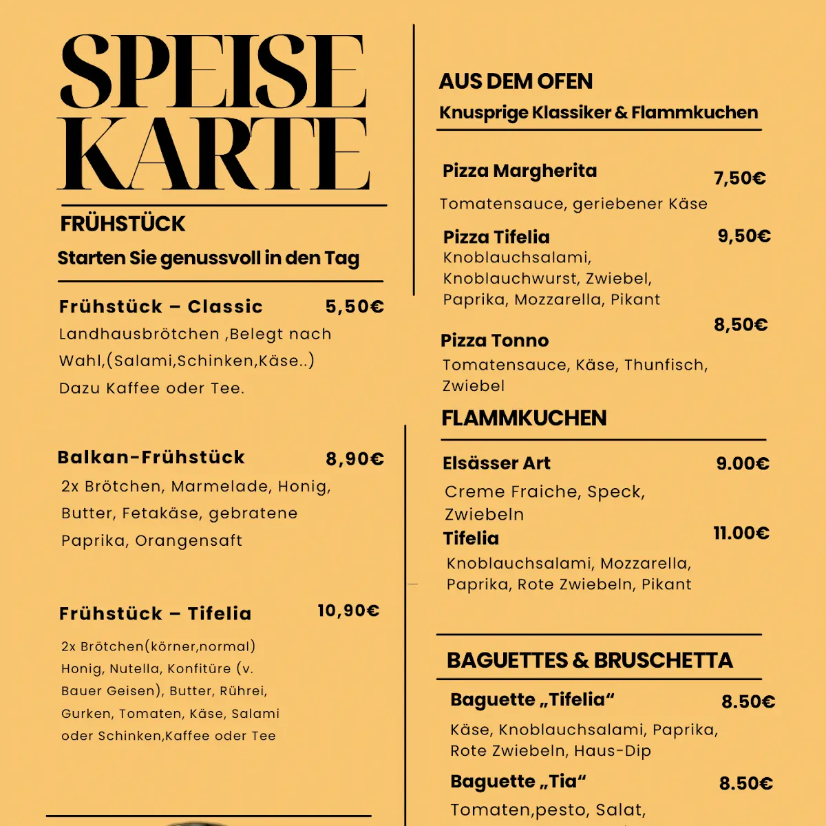 Speisekarte photo 2
