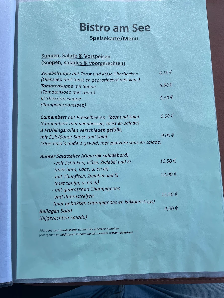 Speisekarte photo 1