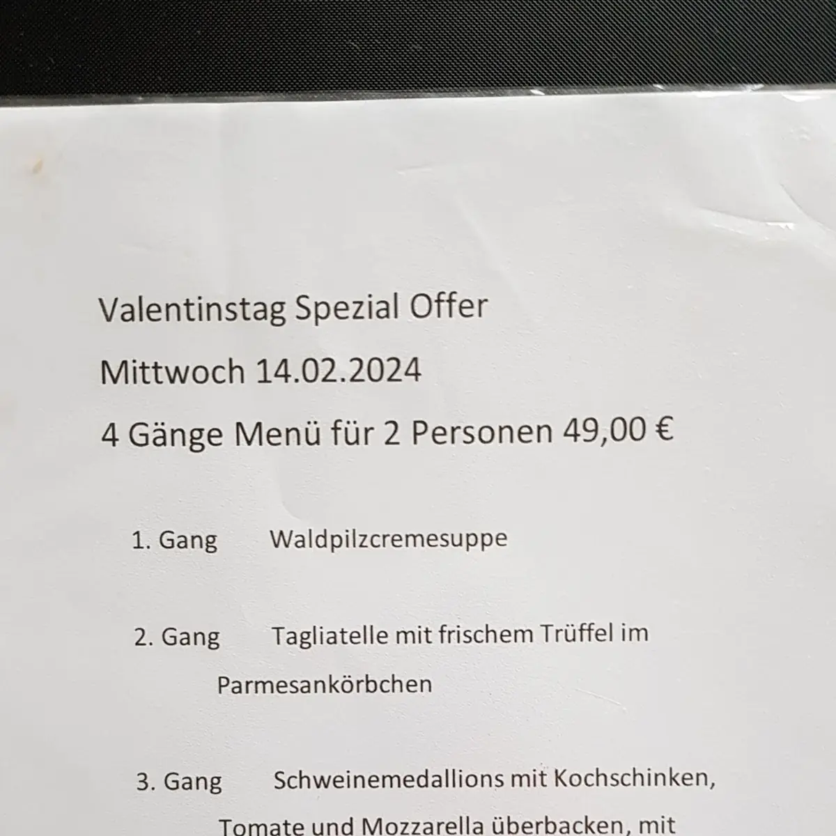 Speisekarte photo 1