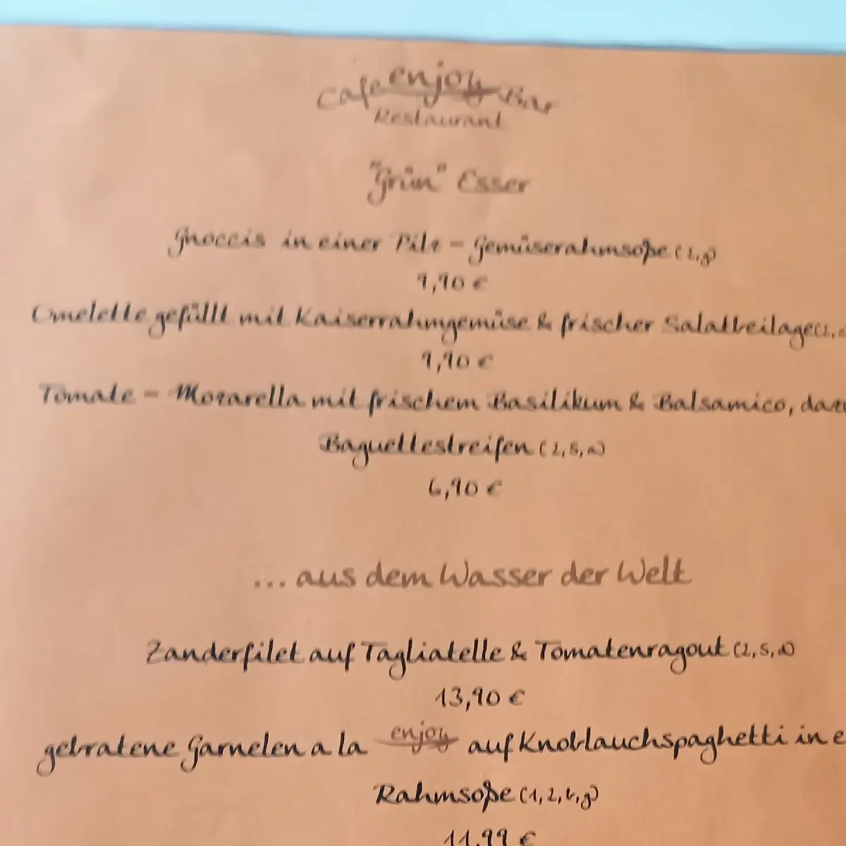 Speisekarte photo 4
