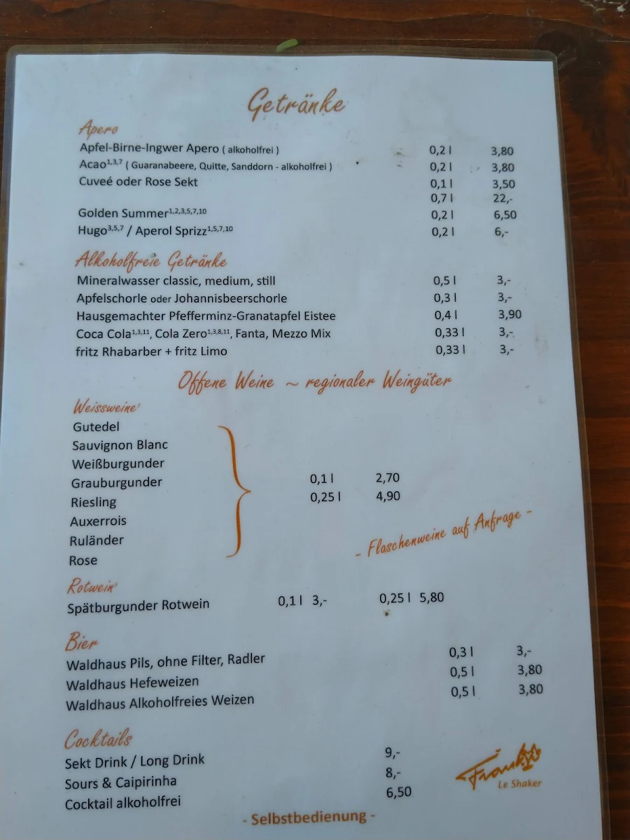 Speisekarte photo 6