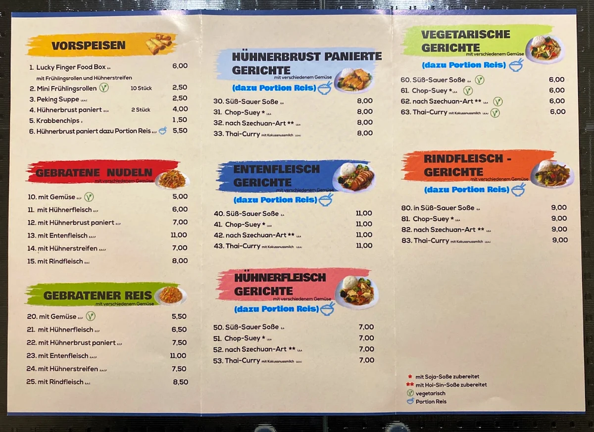 Speisekarte photo 2