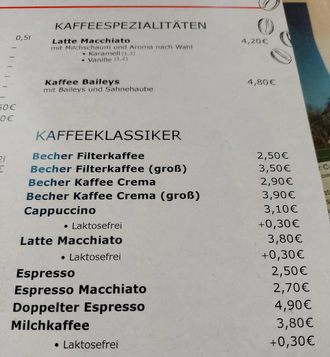Speisekarte photo 5