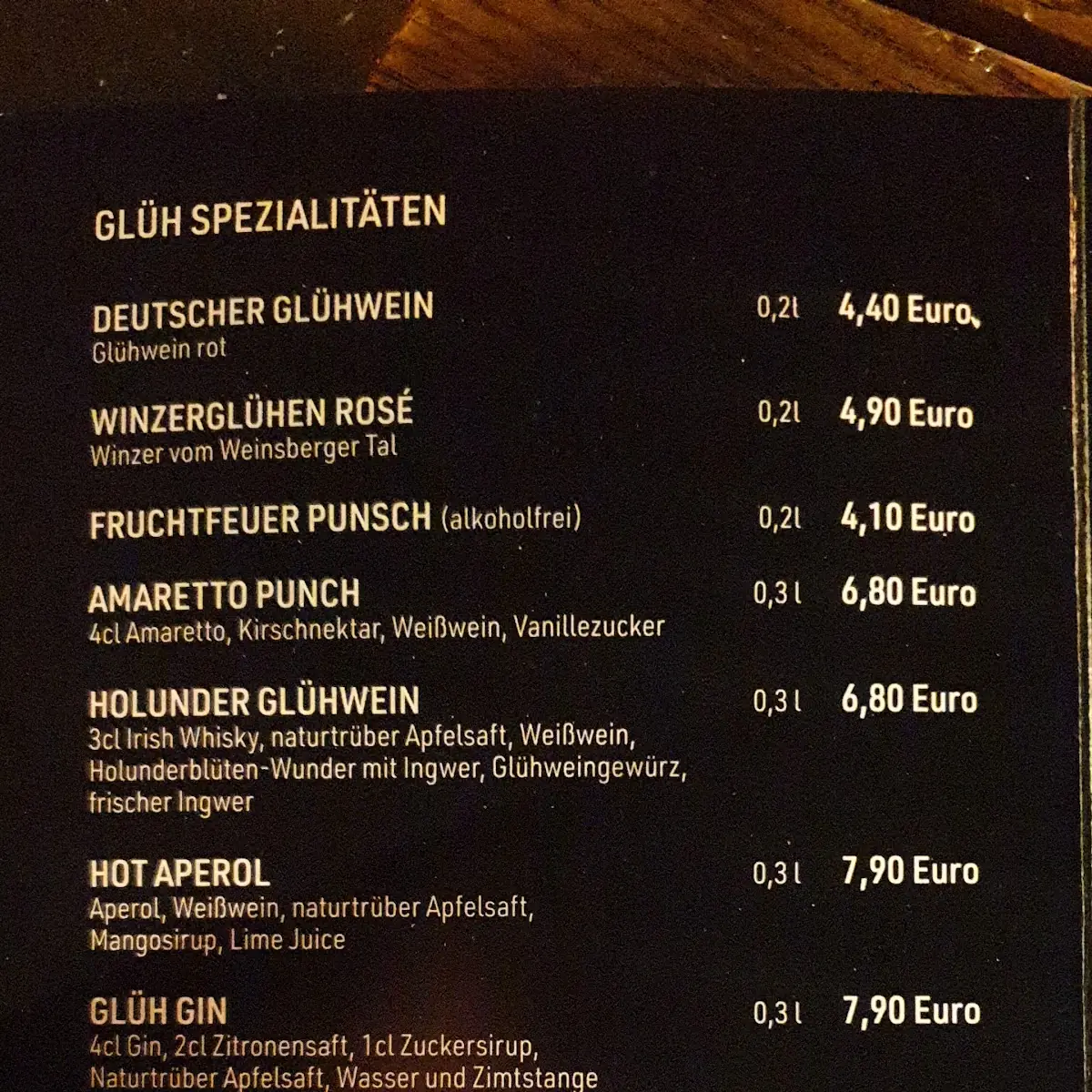 Speisekarte photo 2