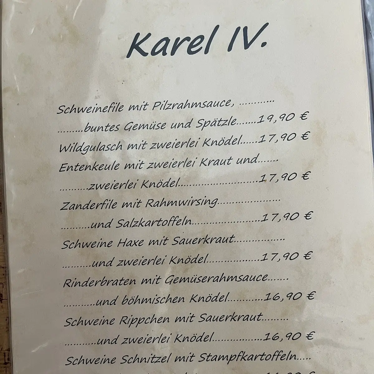 Speisekarte photo 5