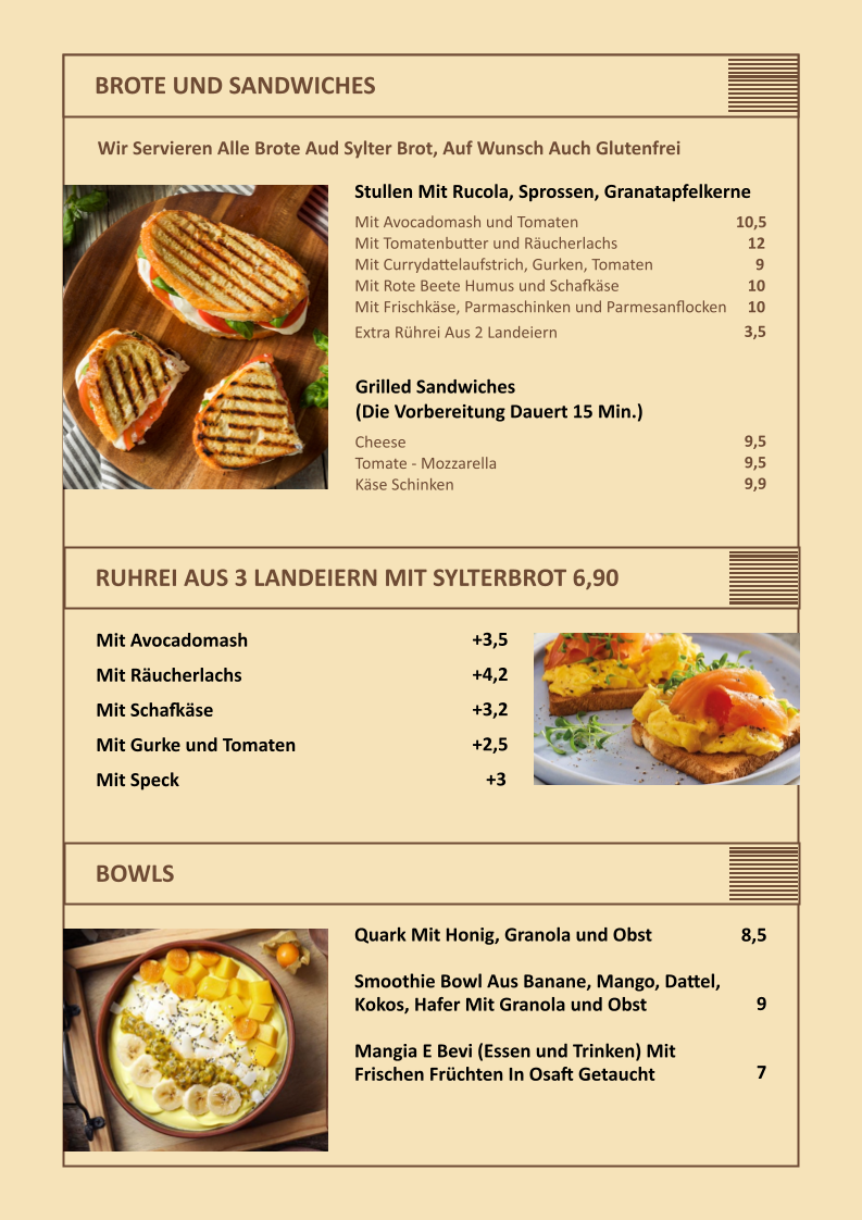 Speisekarte photo 2
