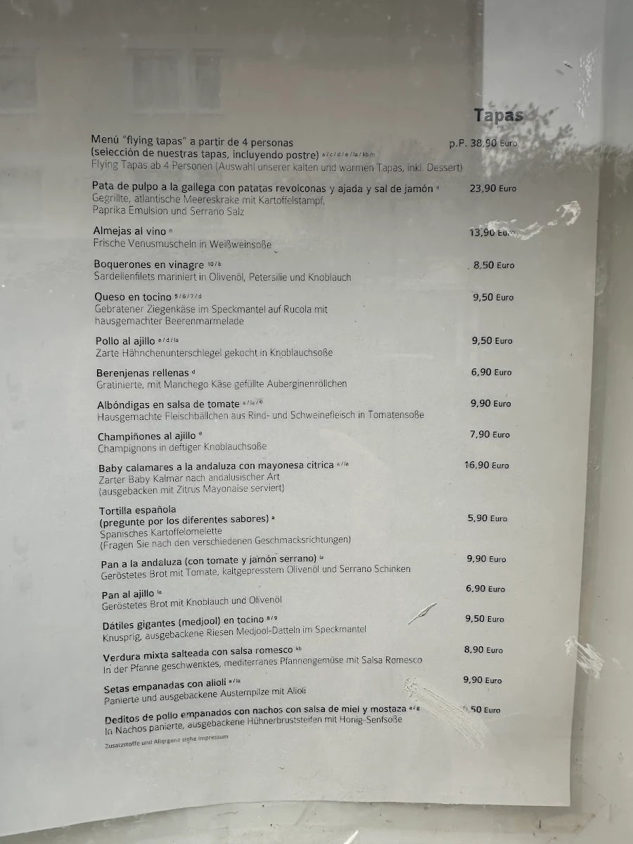 Speisekarte photo 2