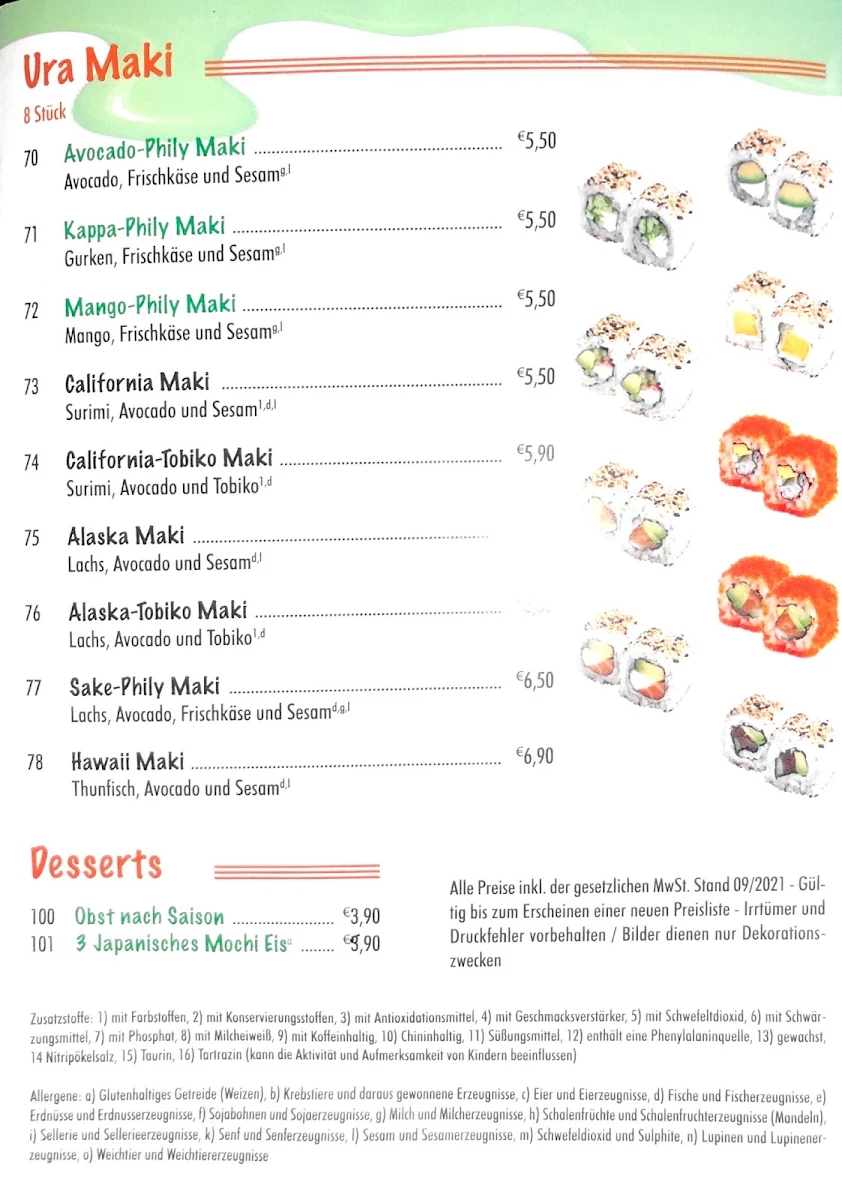 Speisekarte photo 2