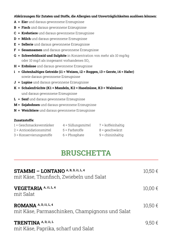 Speisekarte photo 3