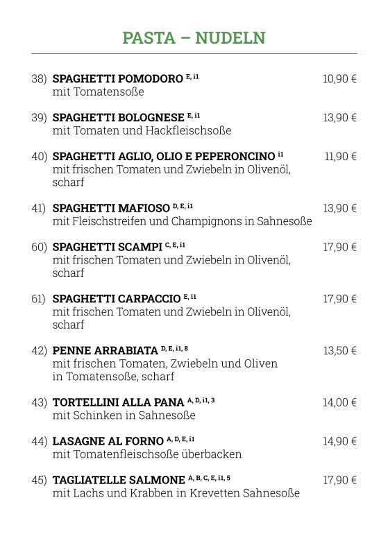 Speisekarte photo 4
