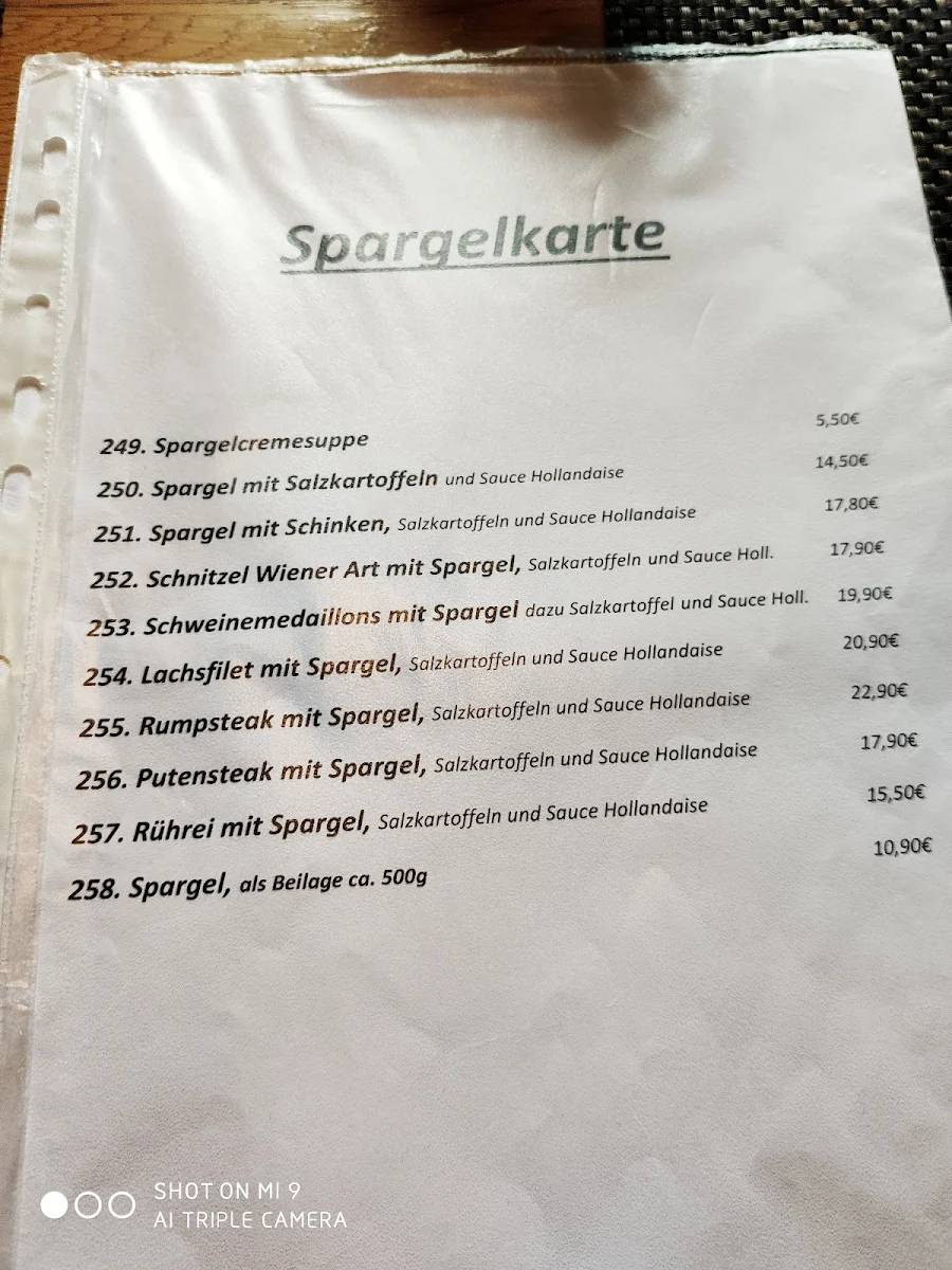 Speisekarte photo 1