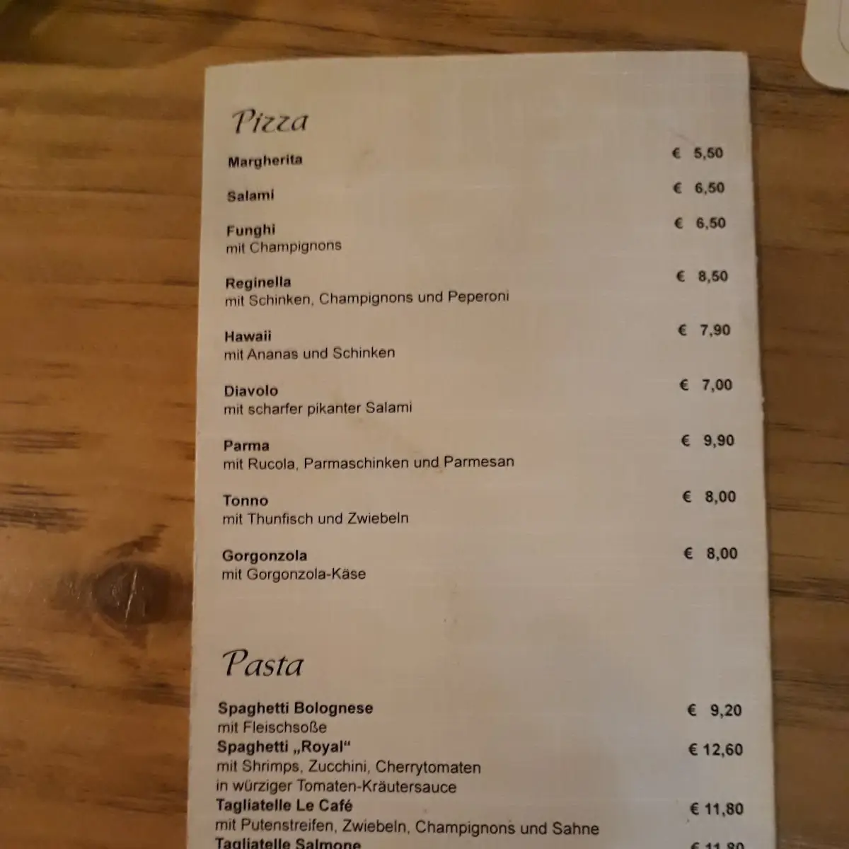 Speisekarte photo 6