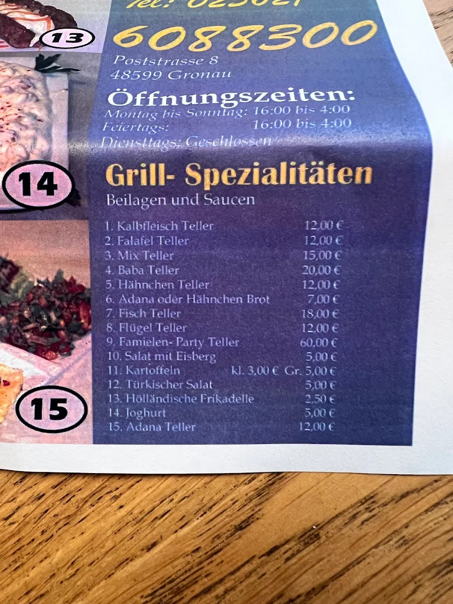 Speisekarte photo 3