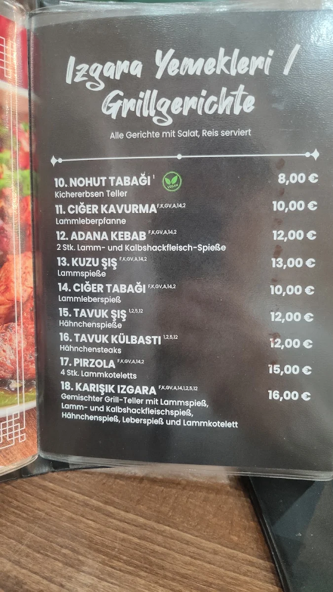 Speisekarte photo 2