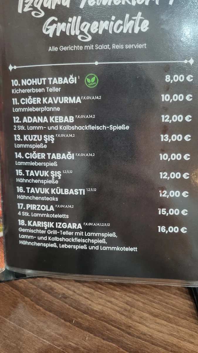Speisekarte photo 3
