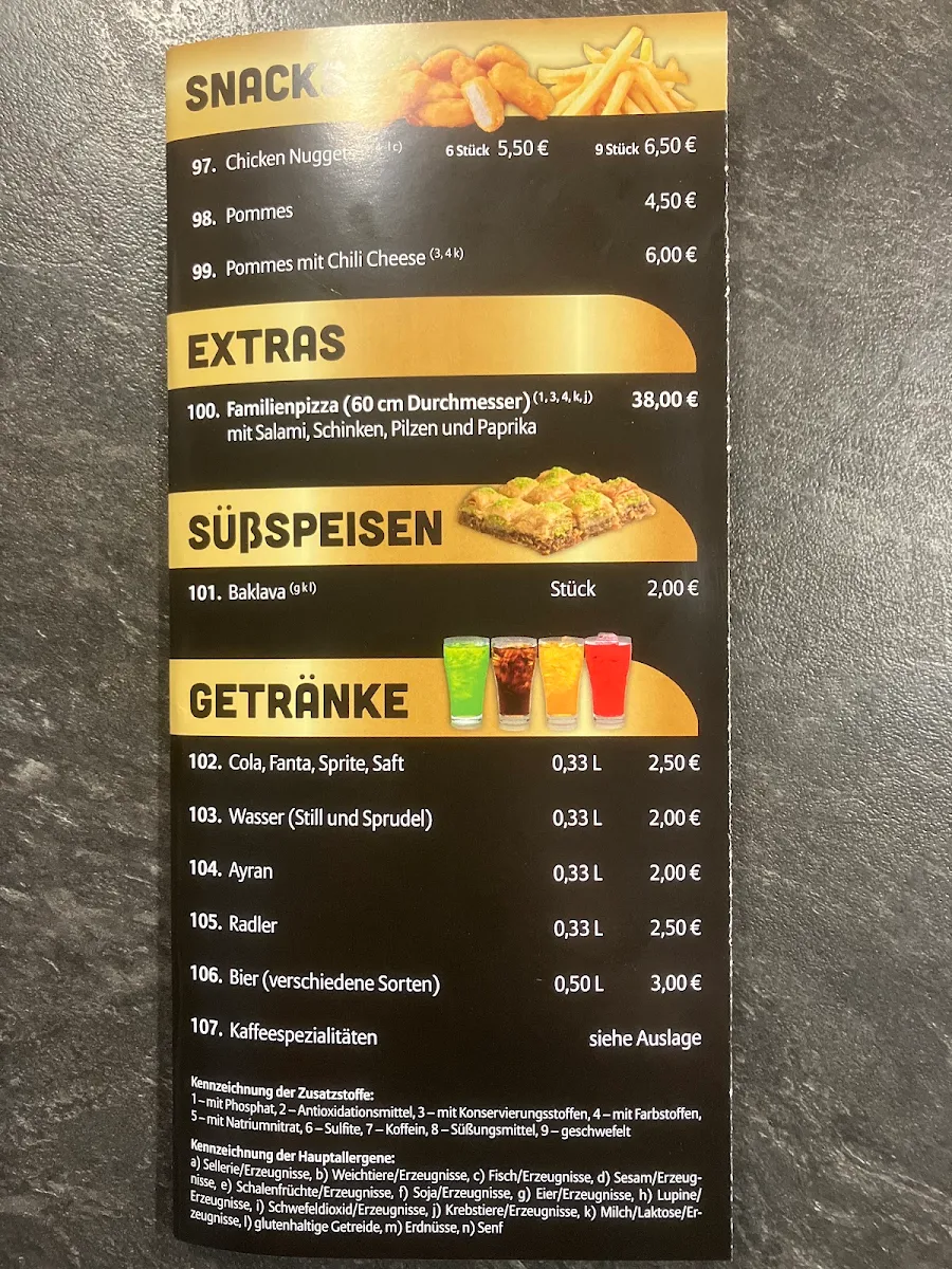 Speisekarte photo 2
