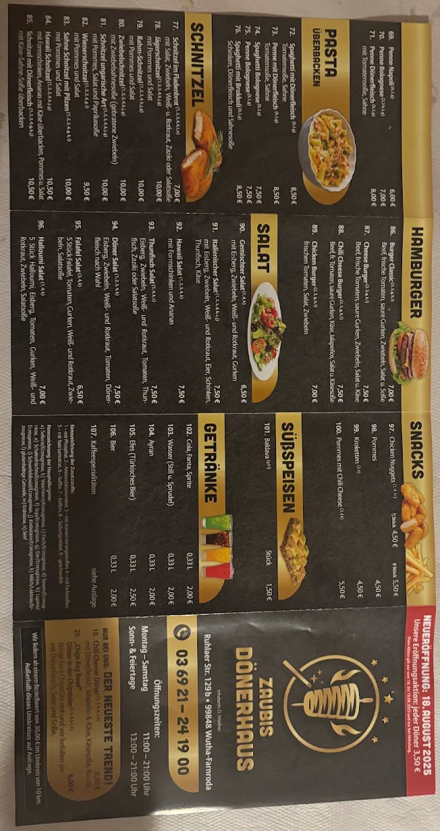 Speisekarte photo 6