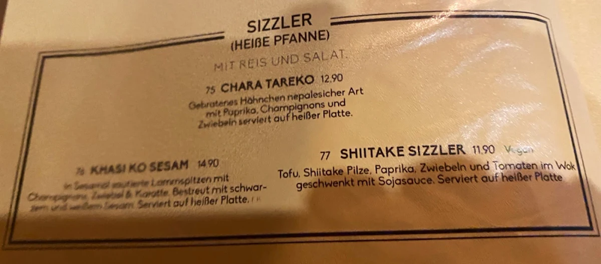 Speisekarte photo 9