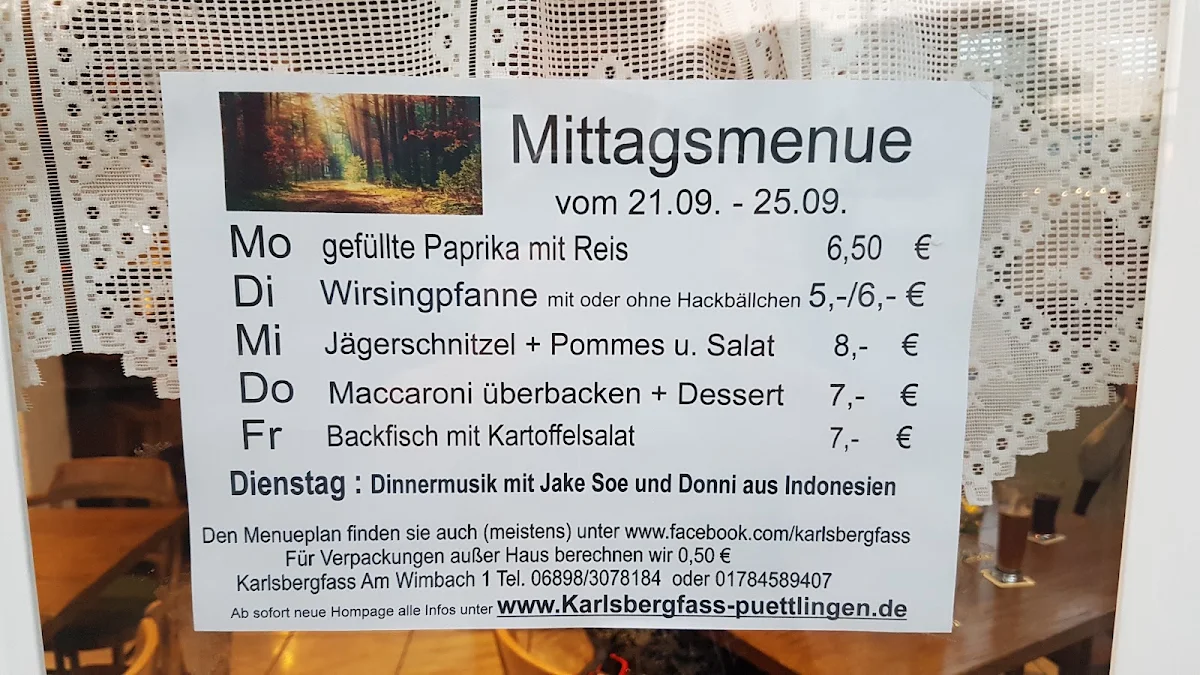 Speisekarte photo 1