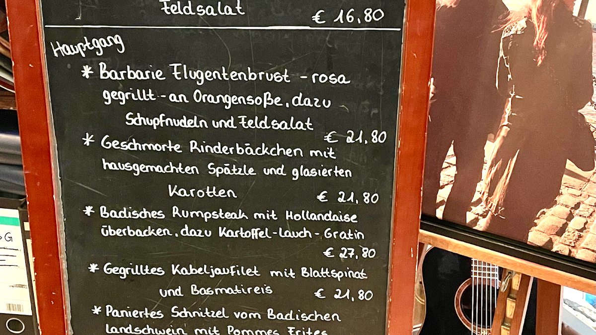 Speisekarte photo 3