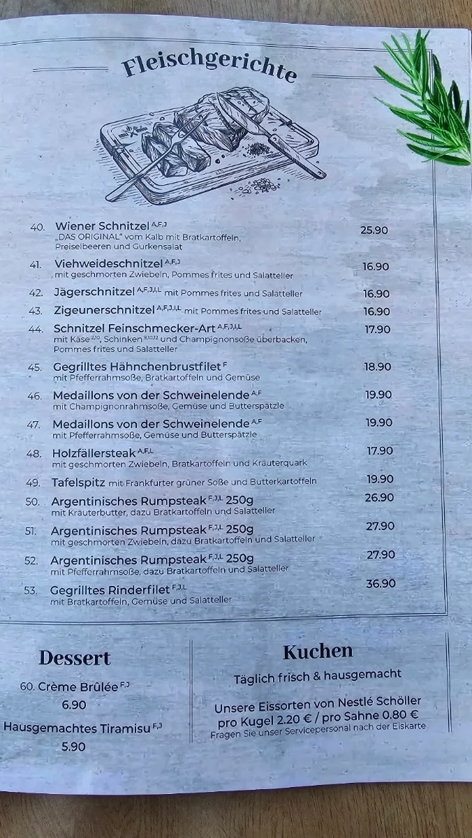 Speisekarte photo 2