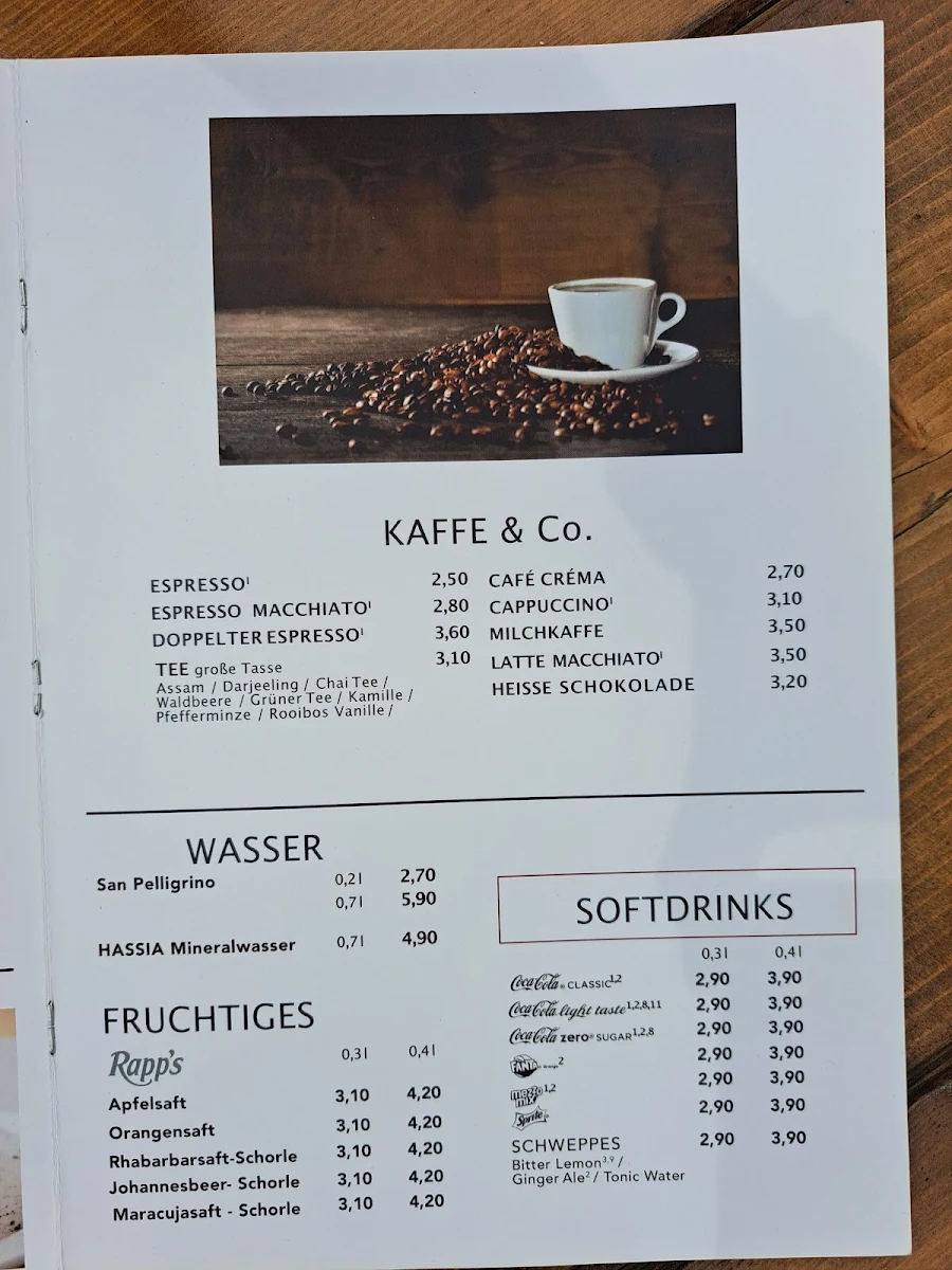 Speisekarte photo 5