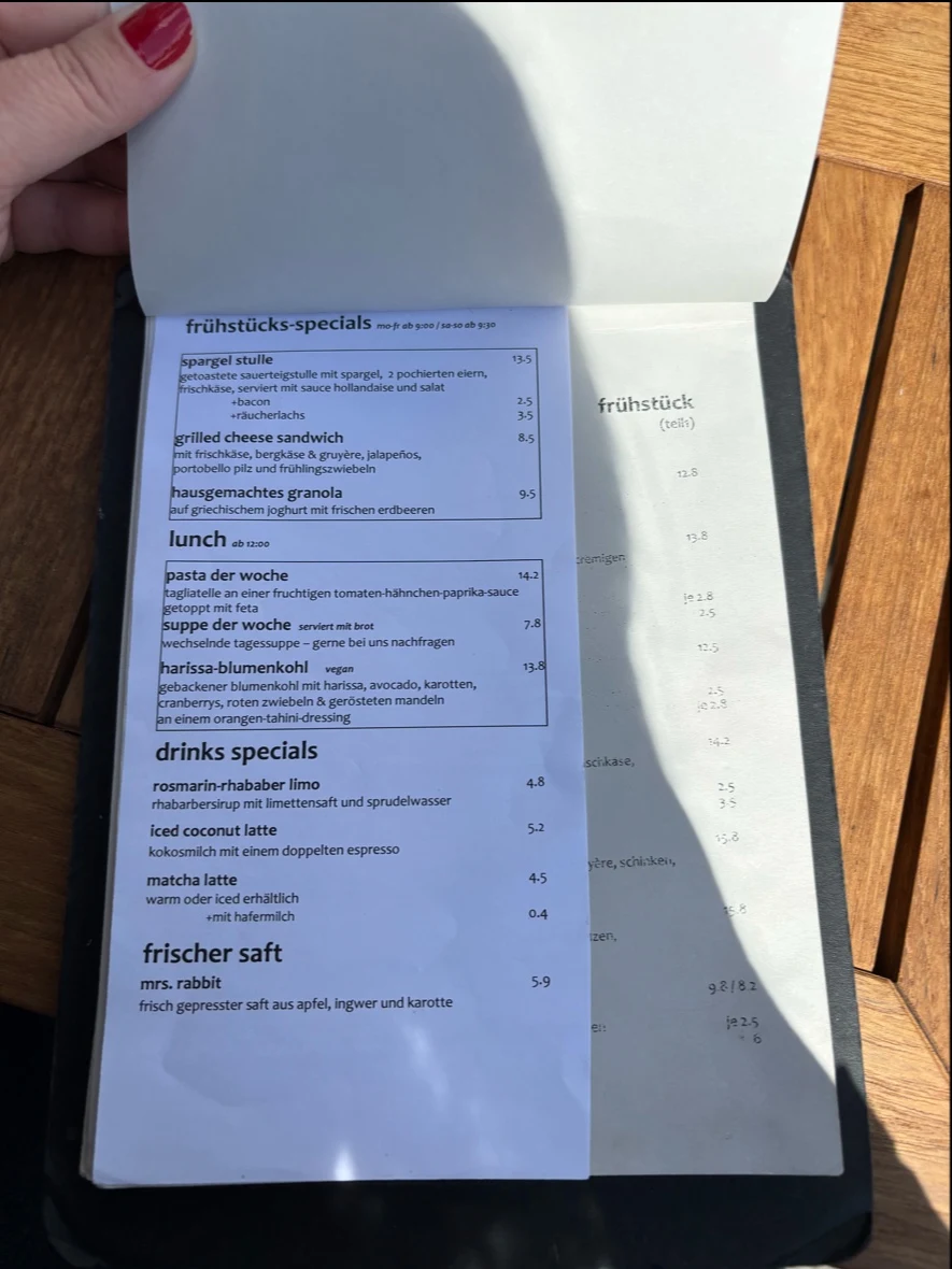 Speisekarte photo 2