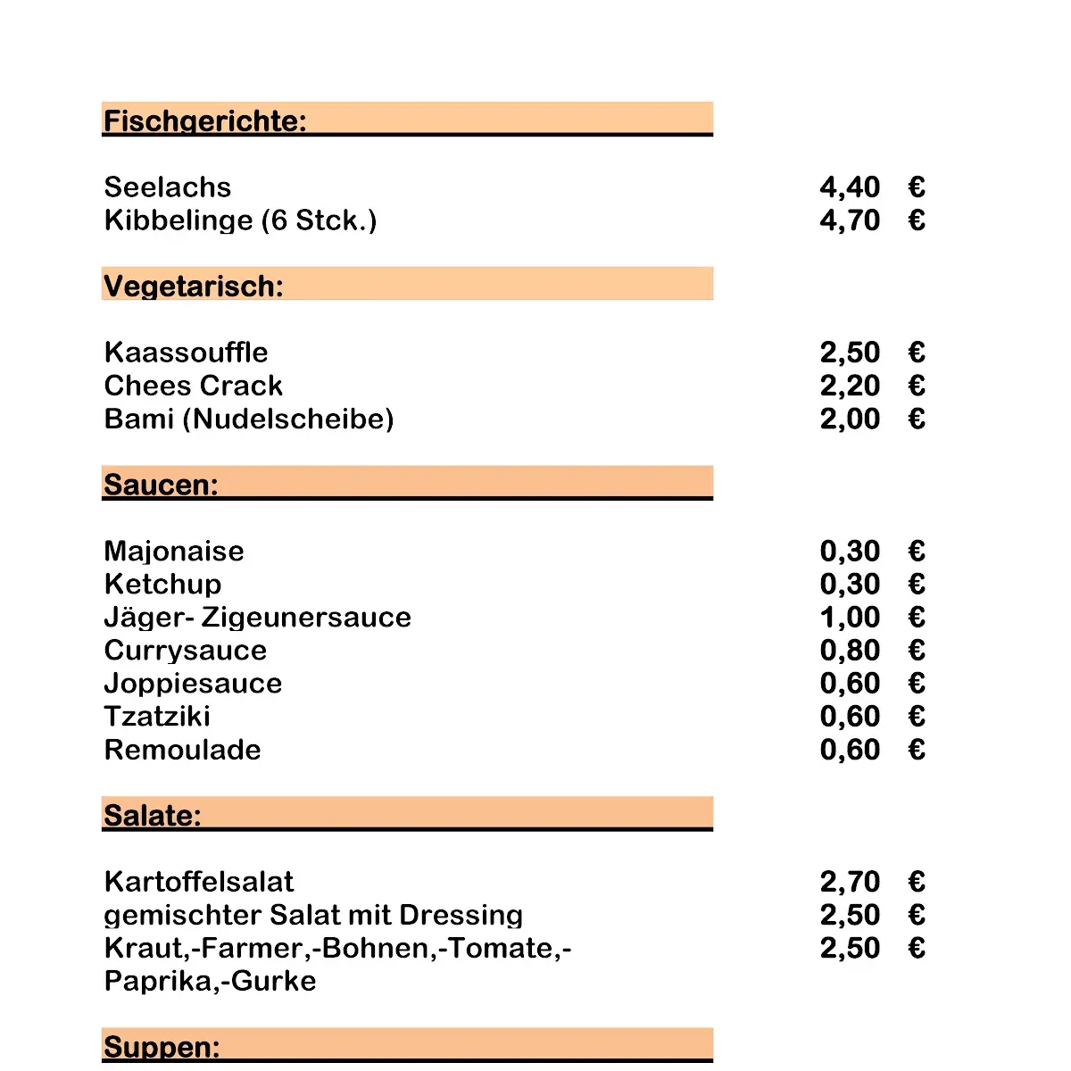 Speisekarte photo 7