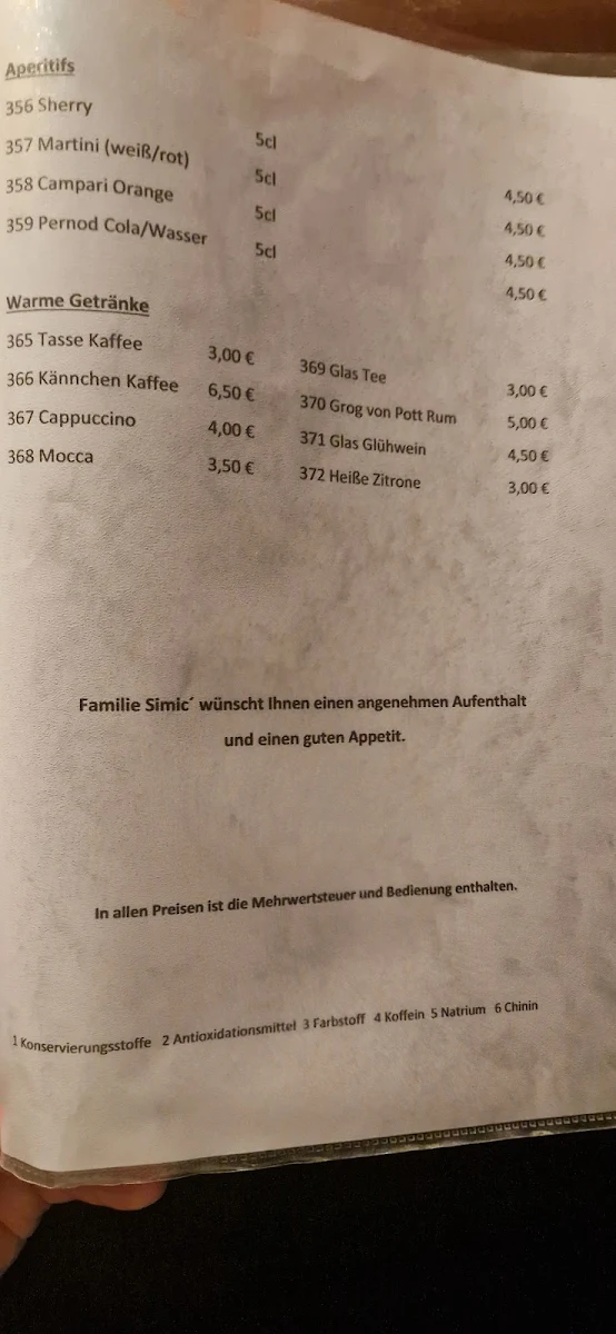 Speisekarte photo 3