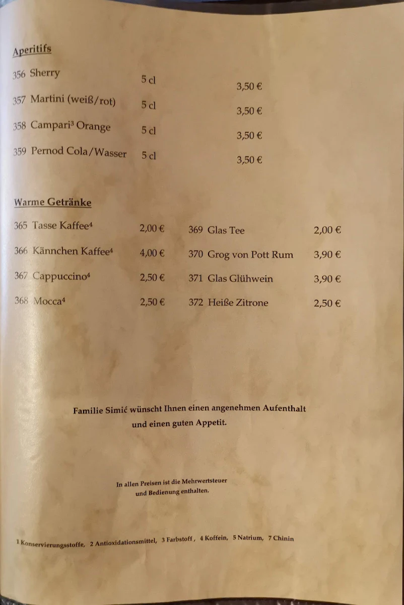 Speisekarte photo 9