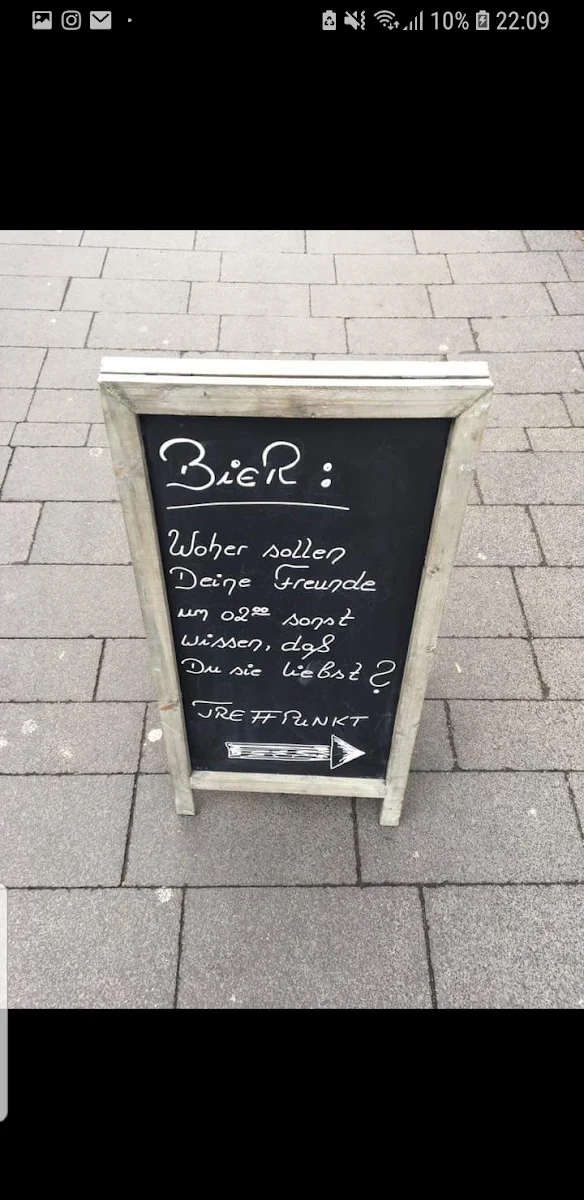 Speisekarte, Treffpunkt Bergheim