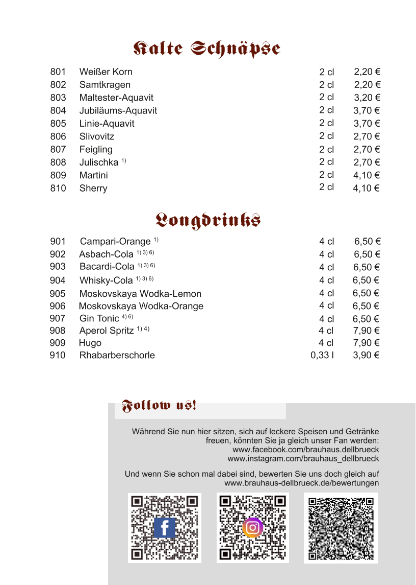Speisekarte photo 3