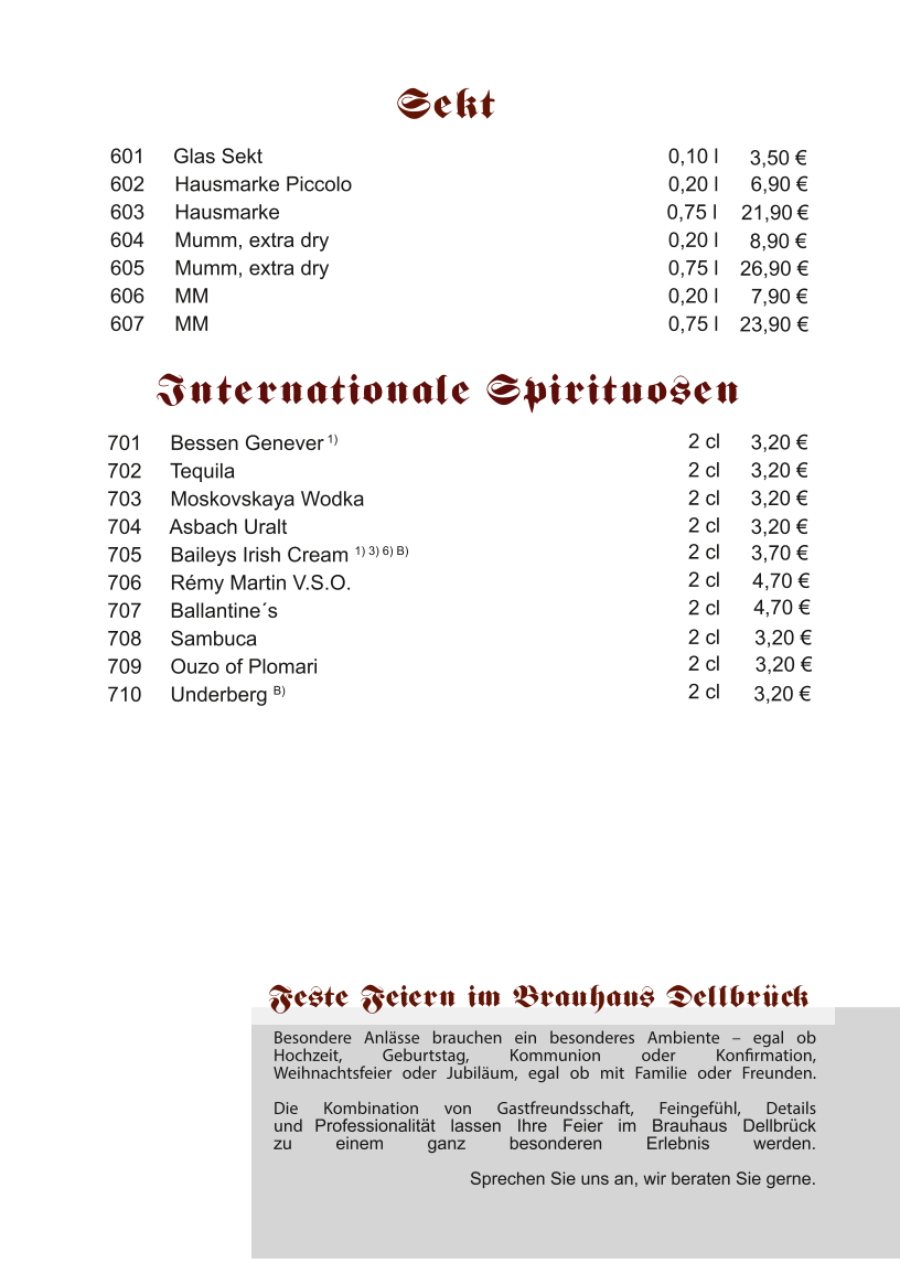Speisekarte photo 6