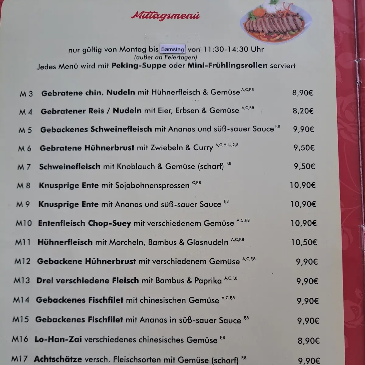 Speisekarte photo 2