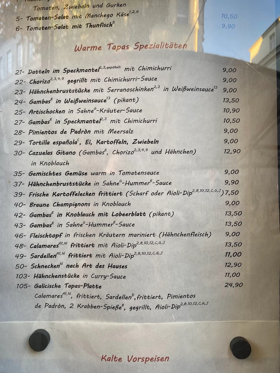 Speisekarte photo 2