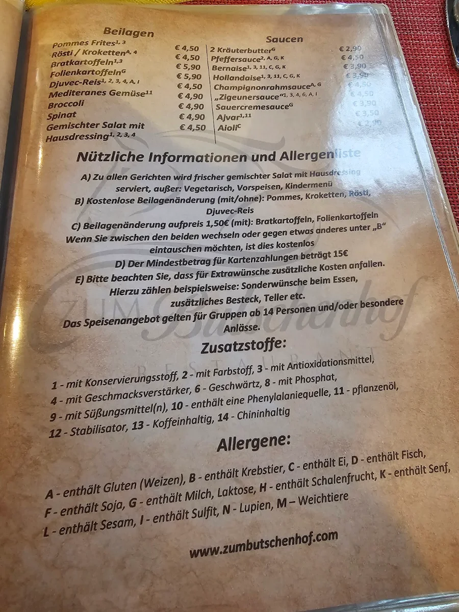 Speisekarte photo 1