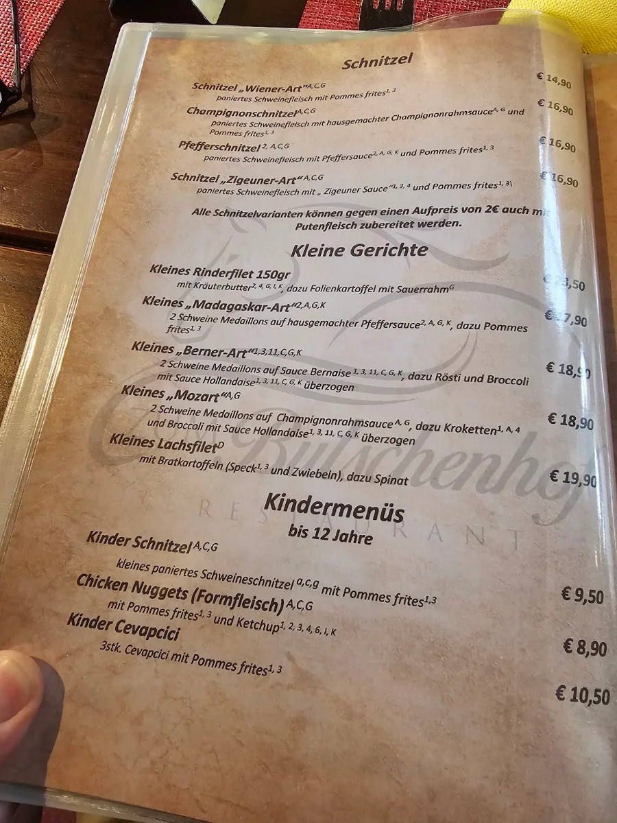 Speisekarte photo 2