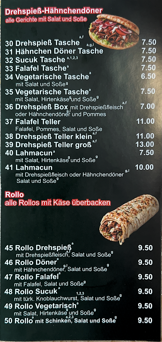 Speisekarte photo 3