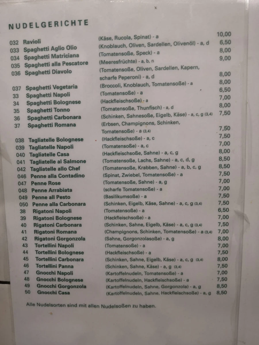 Speisekarte photo 5
