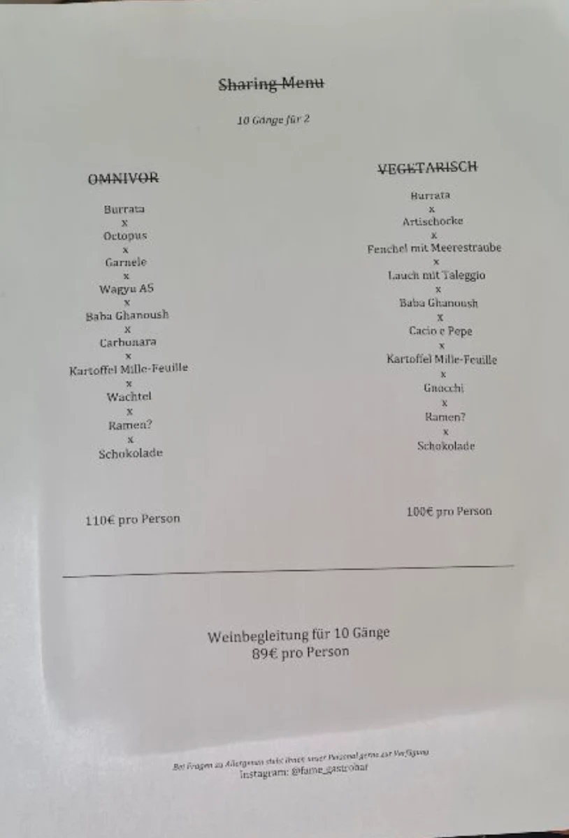Speisekarte photo 3