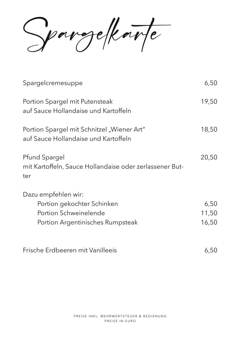 Speisekarte photo 4
