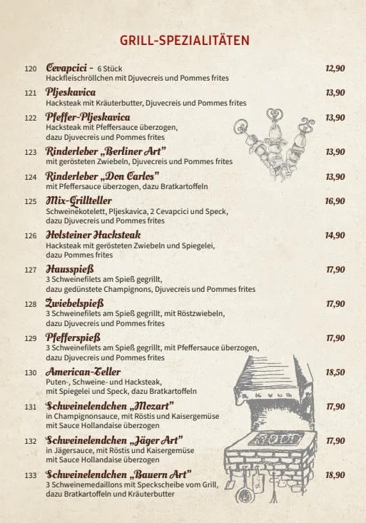 Speisekarte photo 5