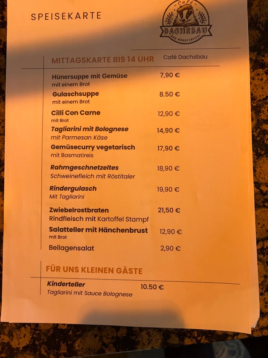 Speisekarte photo 5