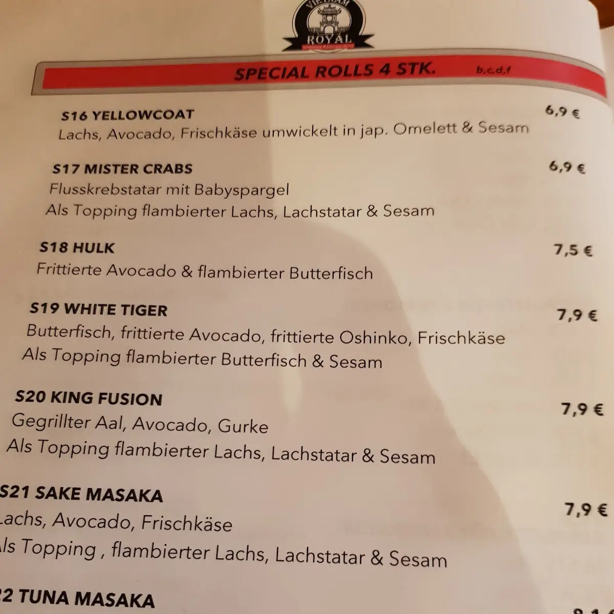 Speisekarte photo 3