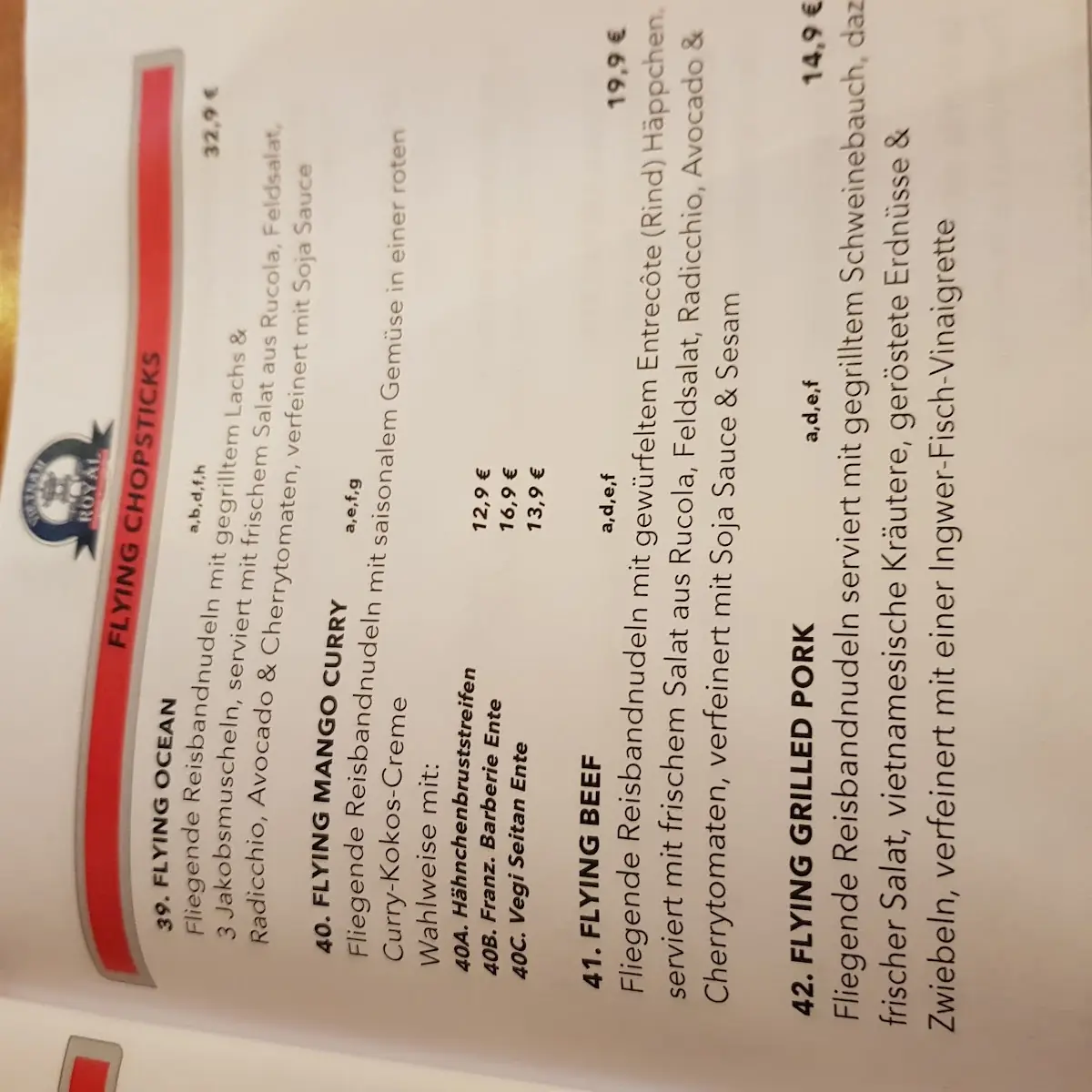 Speisekarte photo 4