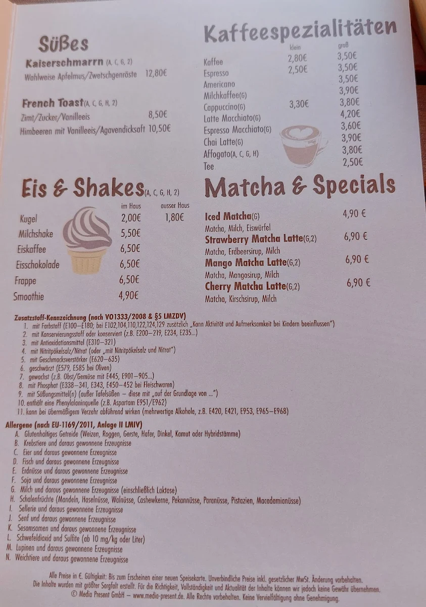 Speisekarte photo 3