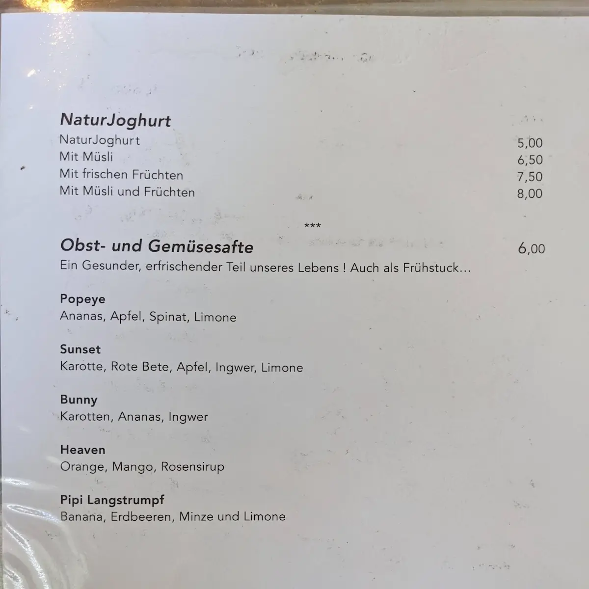 Speisekarte photo 10